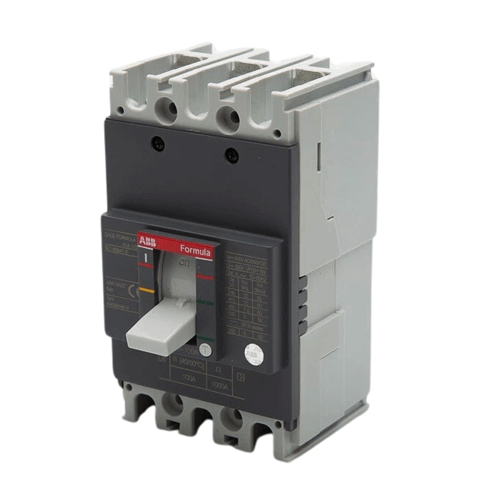 โมลเคสเซอร์กิตเบรกเกอร์ 50 แอมป์ 3 โพล (18KA) ABB MCCB A1B 125 TMF